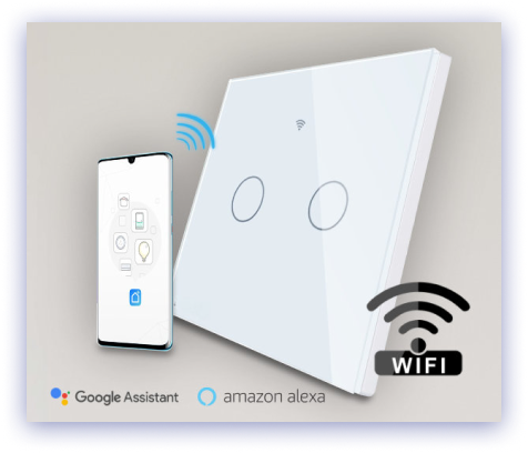 dotykový smart wifi vypínač
